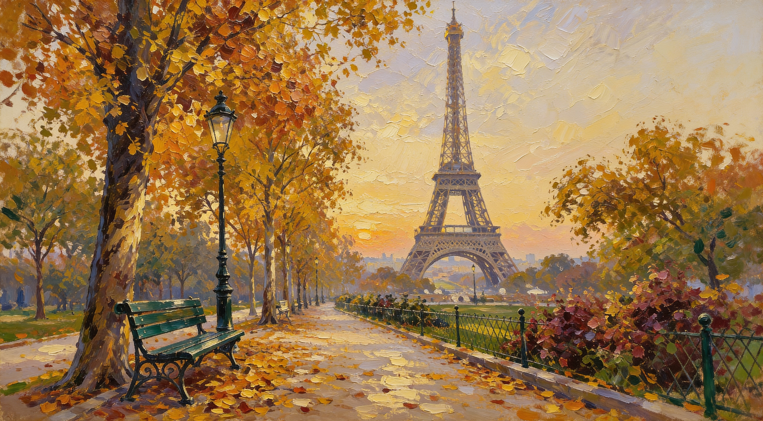 Autumn in Paris TV Art