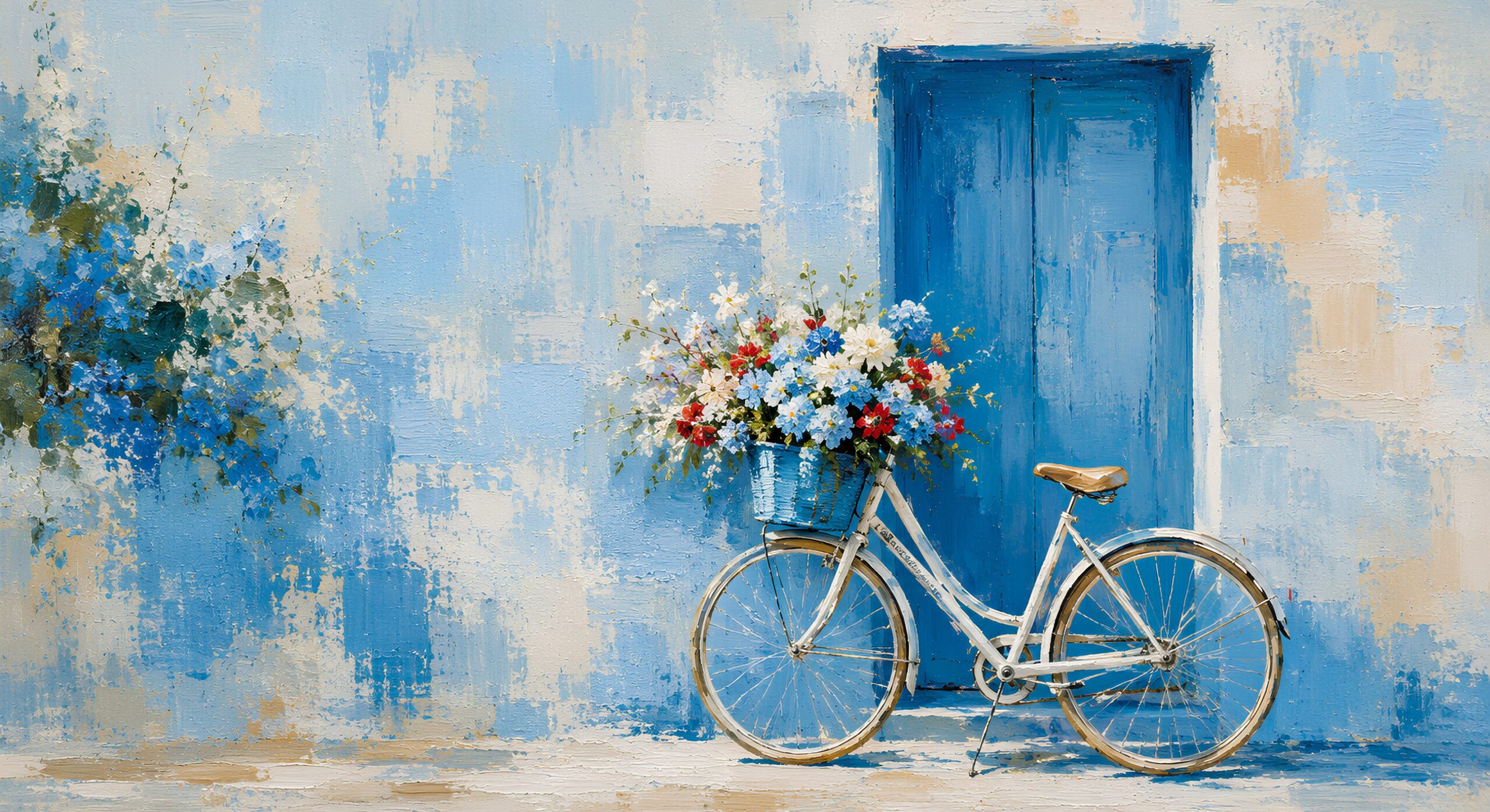 Vintage Summer Bicycle TV Art