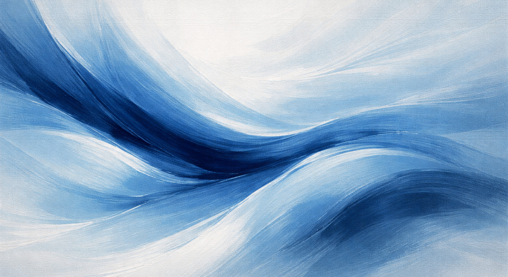 Blue Form II Abstract TV Art