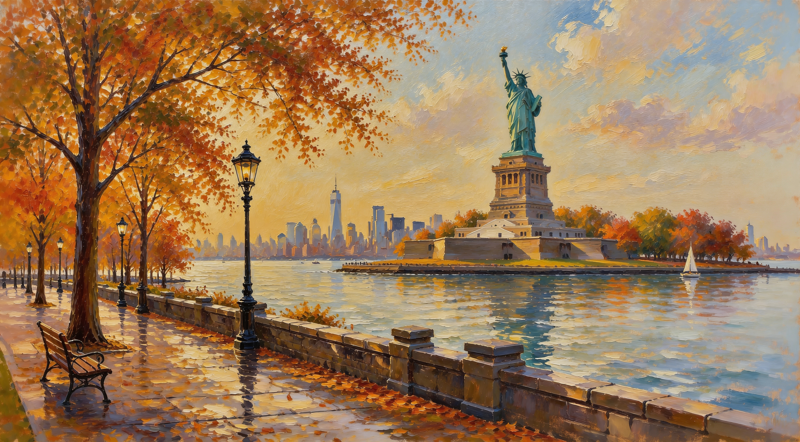 Autumn in New York TV Art