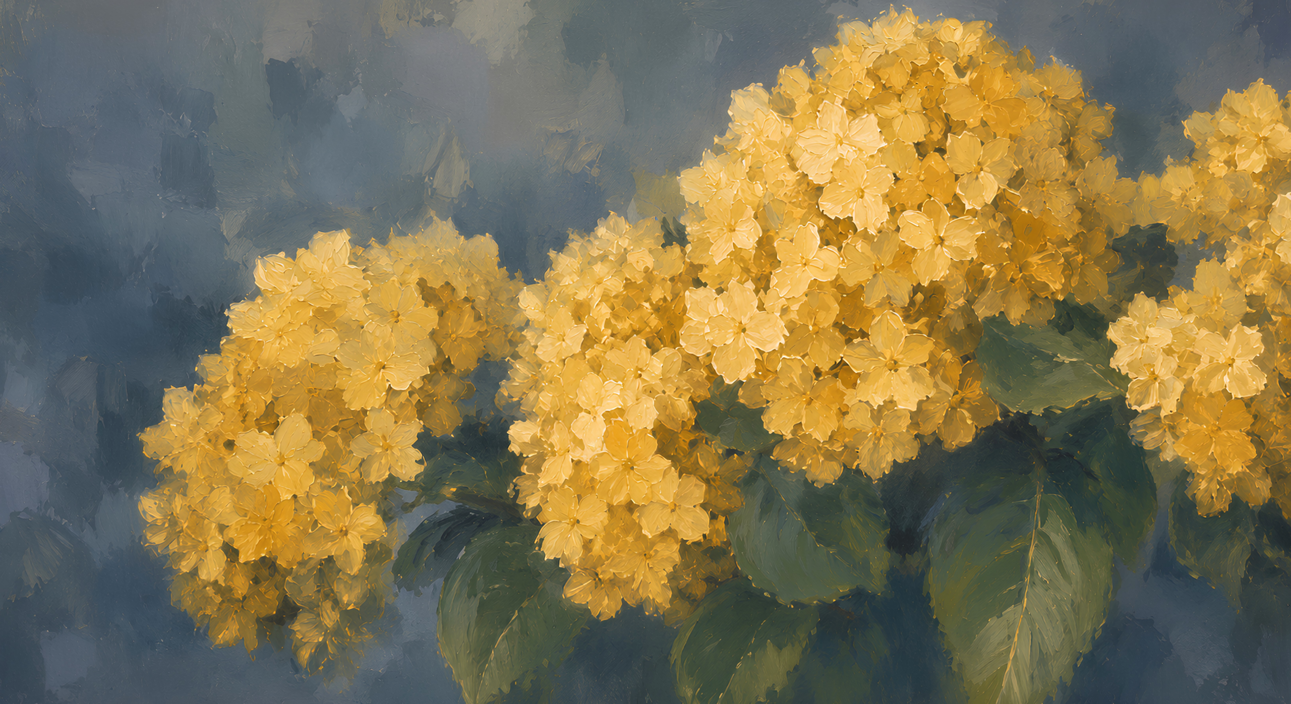 Golden Summer Floral Art
